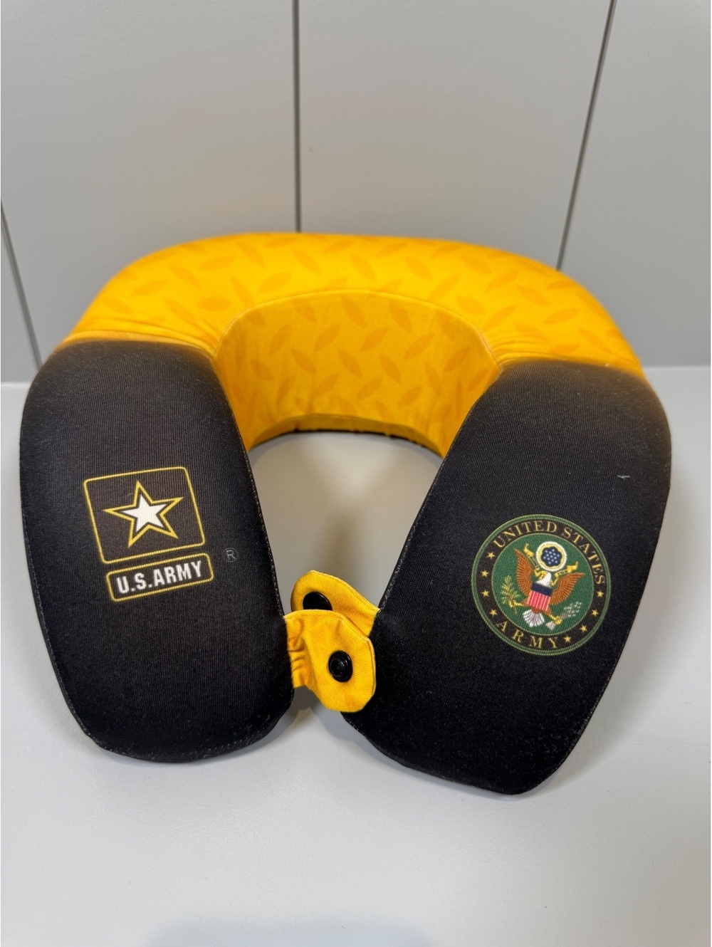 U.S. Army Travel Neck Pillow with HOOAH Design